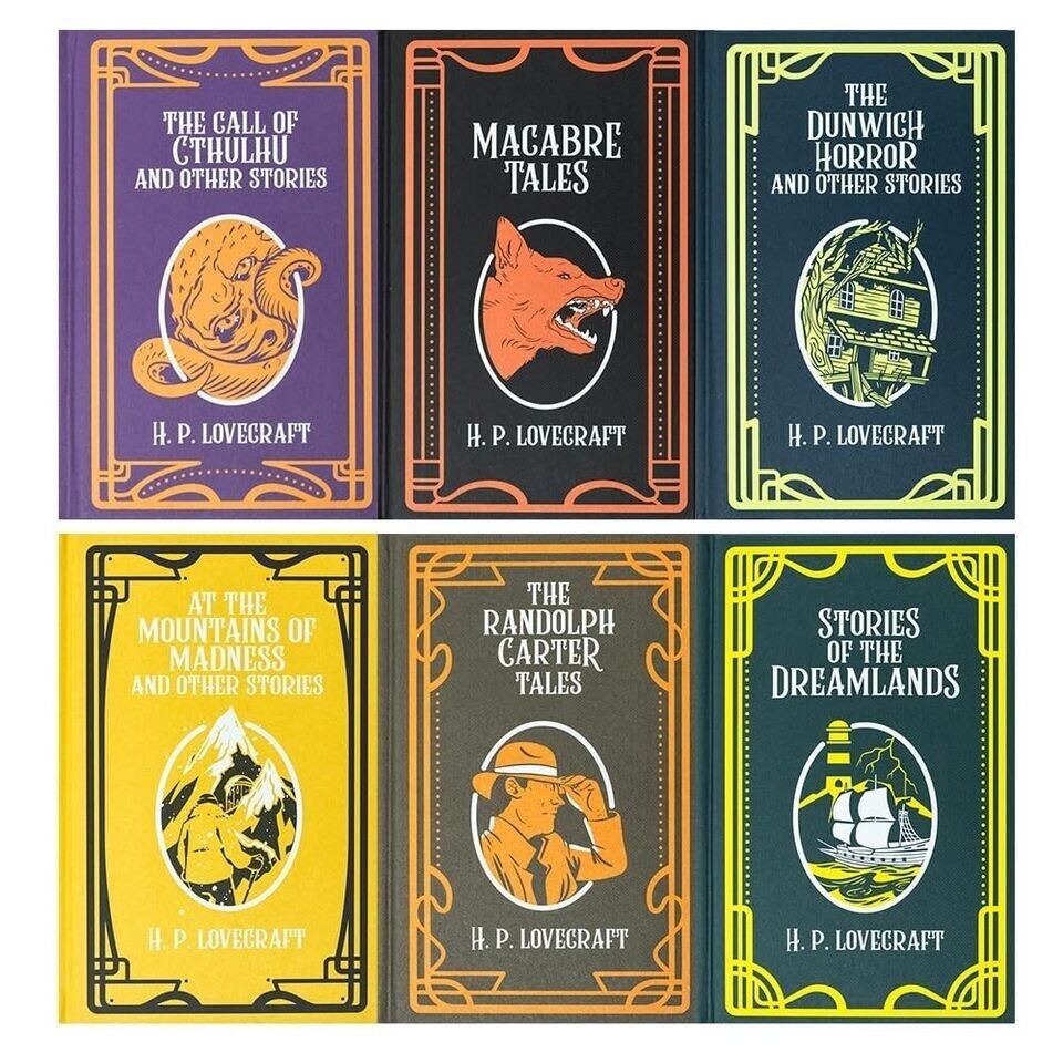 The H. P Lovecraft Collection 6 Books Set Macabre Stories, Dunwich Horror