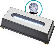 16 LED Light Stand Base - Rectangle Display Pedestal for 3D Crystal Glass Art -