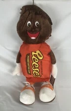 Hershey's REESE'S PEANUT BUTTER CUP CHARACTER 10.5" Plush STUFFED Toy 2015