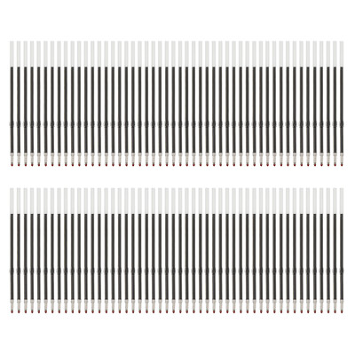 100 Pack Ballpoint Pen Refills, 1.0 mm Black Ink Medium Point Refill