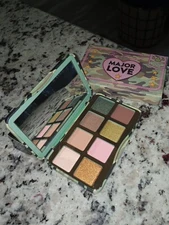 NIB NEW Too Faced Major Love Mini Eyeshadow Palette 8 Shades Eye Shadow