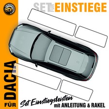 Einstiege für Dacia DUSTER 3 âś“ Lackschutz-Folie für Auto Tür Einstiegsleisten