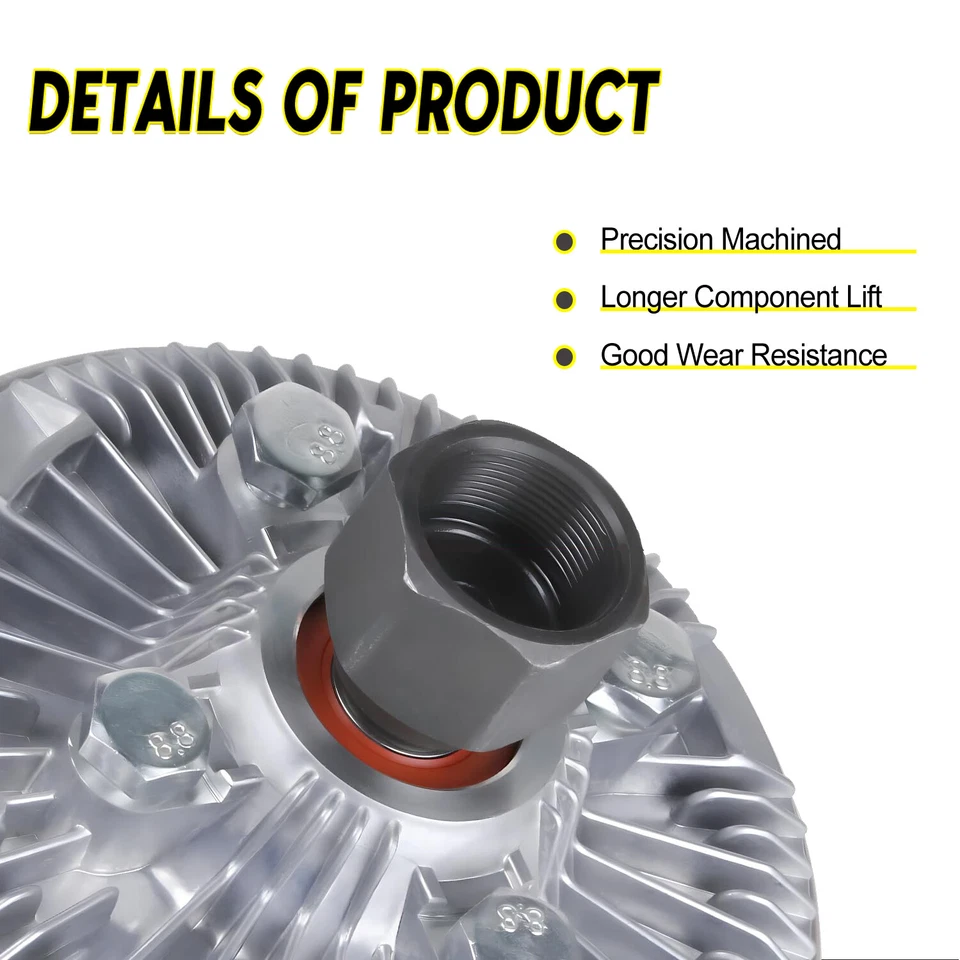 Embrague ventilador motor para camioneta Toyota 4Runner Celica Corona L4 1984-1995 2,4 L Foto 4 de 4