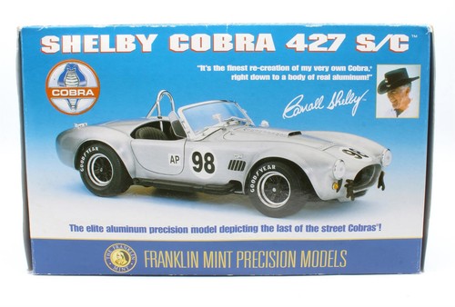 FRANKLIN MINT '1:24' SCALE SHELBY COBRA 427 S/C #AP98 DIECAST MODEL CAR - Picture 6 of 6