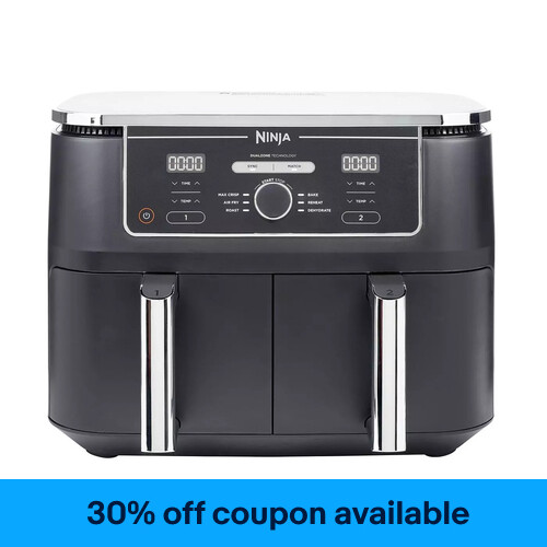 Ninja Foodi MAX Dual Zone Air Fryer - Certified Refurbished [AF400UK] 9.5L