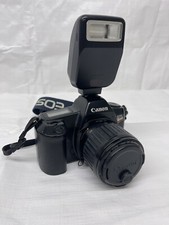 Canon EOS Rebel II Camera. 35/80mm 1:4 5.6 Lens and Speedlite