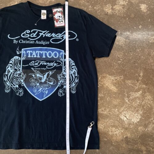 NWT Ed Hardy Designs Christian Audigier Tattoo T-Shirt XL USA - Picture 4 of 17