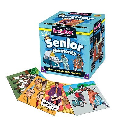BrainBox Senior Moments - Educational Brain Challenge Quiz Memory Game 55+
