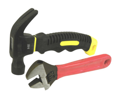 Kurzer Klauenhammer mit 150 mm verstellbarem Schraubenschlüssel Set Zuhause Zum Selbermachen