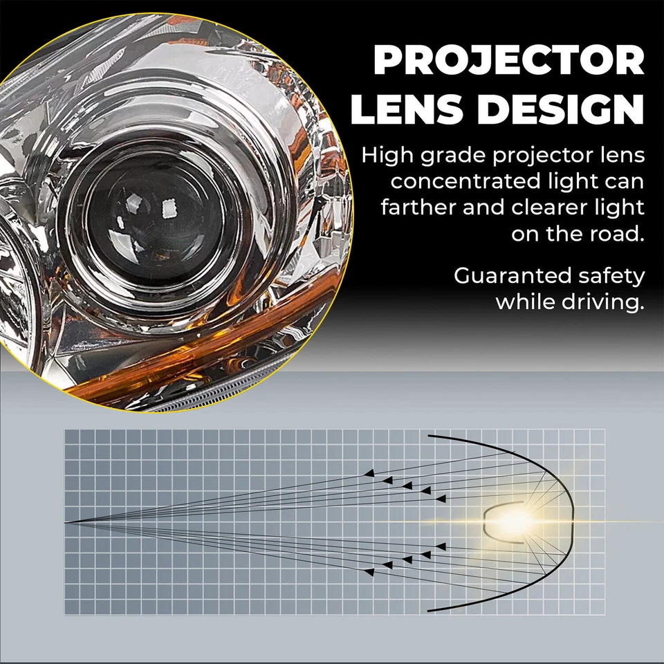 For Mazda 3 & 3 Sport 2010 2011 2012 2013 Headlights Assembly Left & Right Side - Image 3 of 4