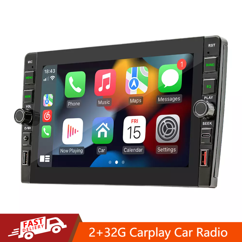 2+32GB Car Stereo with WiFi GPS Navigation Android Auto Carplay