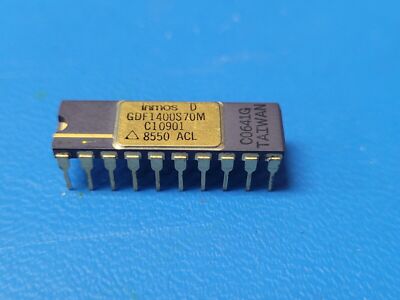 (1 PC) GDF1400S70M INMOS Standard SRAM, 16KX1, 65ns, NMOS, CDIP20 GOLD LEADS