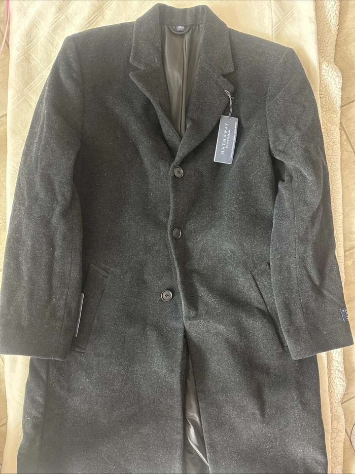 NWT Hathaway Platinum Charcoal Wool & Cashmere Size 40R - Image 3 of 4