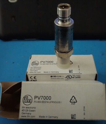 IFM PV7000, PRESSURE SWITCH W/IO-LINK, PV-400-SEG14-UFRVG/US/NEW FLASH SHIPPING