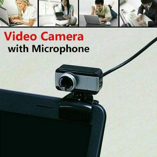 HD Camera Webcam Clip W/ Microphone USB 2.0 For PC Desktop Cam Laptop Video C8M3 - Afbeelding 9 van 9