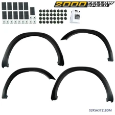 Fit For 2010-2017 Dodge Ram 2500 Textured Factory Style Bolt Fender Flares 4PCS 