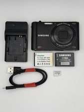 Samsung Digital Camera ST200F 16.1MP Black Tested Full Working Set