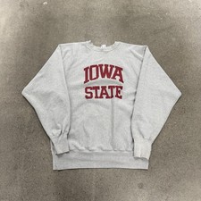 Vintage 90s Iowa State Champion Reverse Weave Crewneck Sweatshirt Size XXL