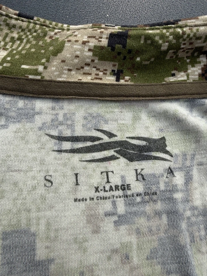 Sitka Merino 330 1/4 Zip Pullover Men's XL Long Sleeve Subalpine FREE SHIPPING - Image 4 of 4