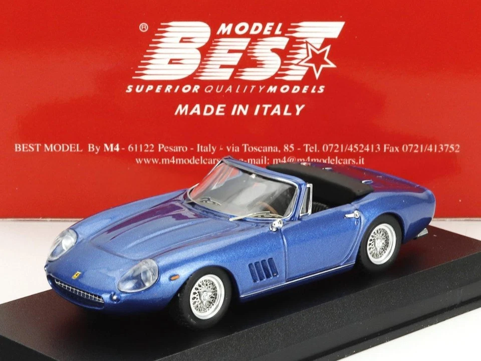 1/43 BEST MODEL FERRARI 275 GTB/4S s/n.10453 NART SPIDER OPEN 1967 - Immagine 2 di 2