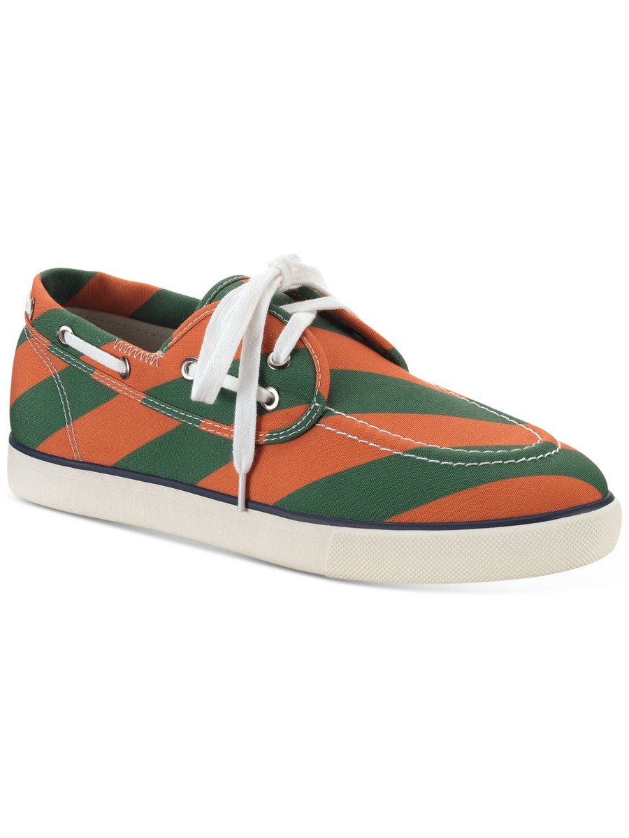 CLUBROOM Mens Green Padded Royce Round Toe Platform Lace-Up Boat Shoes 7.5 M bcc79fe9-0e48-4fa9-ac24-  main image 4