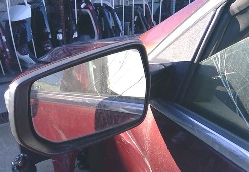 2016 17 18 Chevy Malibu Driver LH Side View Mirror in G7T Butte Red w/ Signal