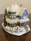 Thomas Kinkade Hawthorne Village Christmas Holiday Bed & Breakfast 2000 Lighted
