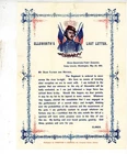 Civil War Patriotic Lettersheet Used with letter Col. Ellsworth
