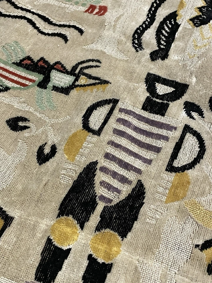 Clarence House Zambezi Multi Texture African Linen Velvet Fabric 51”x41” - Image 2 of 4