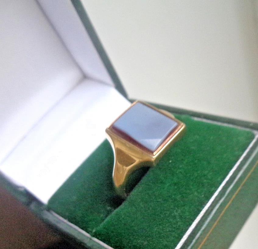 Bague Ancienne En Argent - Taille 60 - Pierre Manquante