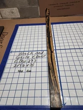 Black and White Ebony  Wood turning  blank  2 "x 1  1/2"x   35  " EBW273