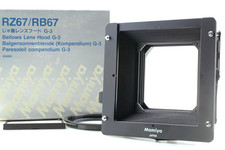  Almost Unused in Box Mamiya Bellows Lens Food G-3 For RB67 RZ67 Pro S SD JAPAN