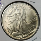 1943 P Walking Liberty Half Dollar Choice AU Condition, 90% Silver Coin! WL-43p