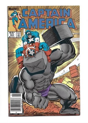 Captain America #311, FN 6.0, Mark Jewelers Insert