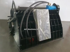 AGT M-BKM 40" Concrete Cement Mixer Bucket Attachment for Mini Skid Steer Loader