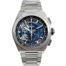 Zenith Defy El Primero 21 44mm Titanium Navy Dial Automatic Chronograph #KN172