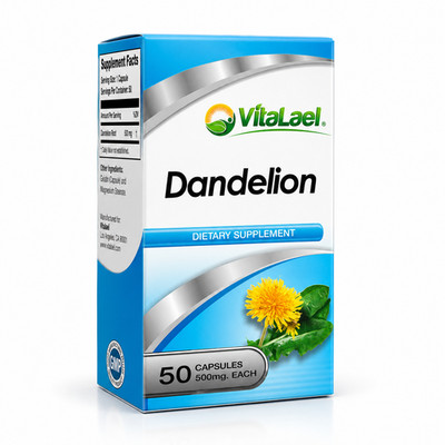 Dandelion Root Extract - Natural Purification & Kidney-Liver Support-50 Capsules