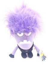 Despicable Me 2 Evil Purple Minion 11" Plush Toy New with Original Tags