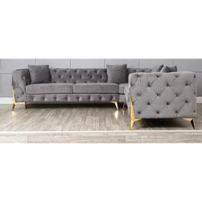 Miranda Italian Chesterfield Corner Sofa – Luxurious design