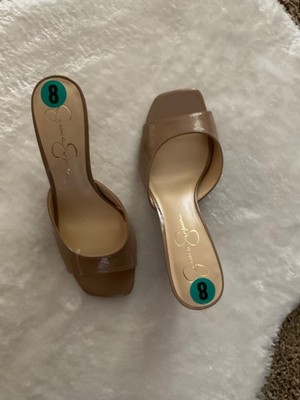 NWOB Jessica Simpson open toe mules 8