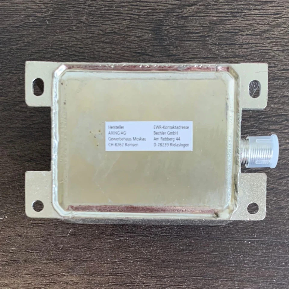 Axing BVE 6-02P 6-fach BK-Verteiler für Kabelfernsehen Multimedia Digital-TV - Bild 2 von 2