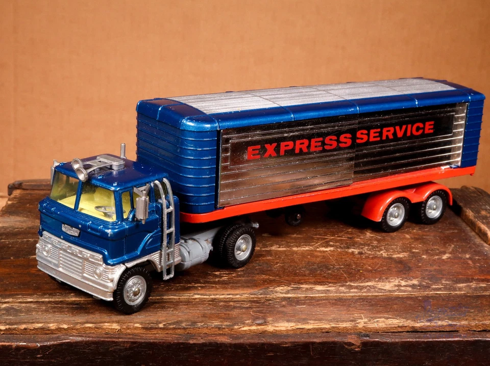 Corgi Major Toys 1137 Ford Tilt Cab 'H' Series with detachable Trailer Box OVP - Bild 2 von 4