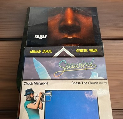 Jazz Lot Of 4 Vinyl LPs  Stanley Turrentine Ahmad Jamal Seawind Chuck Mangione