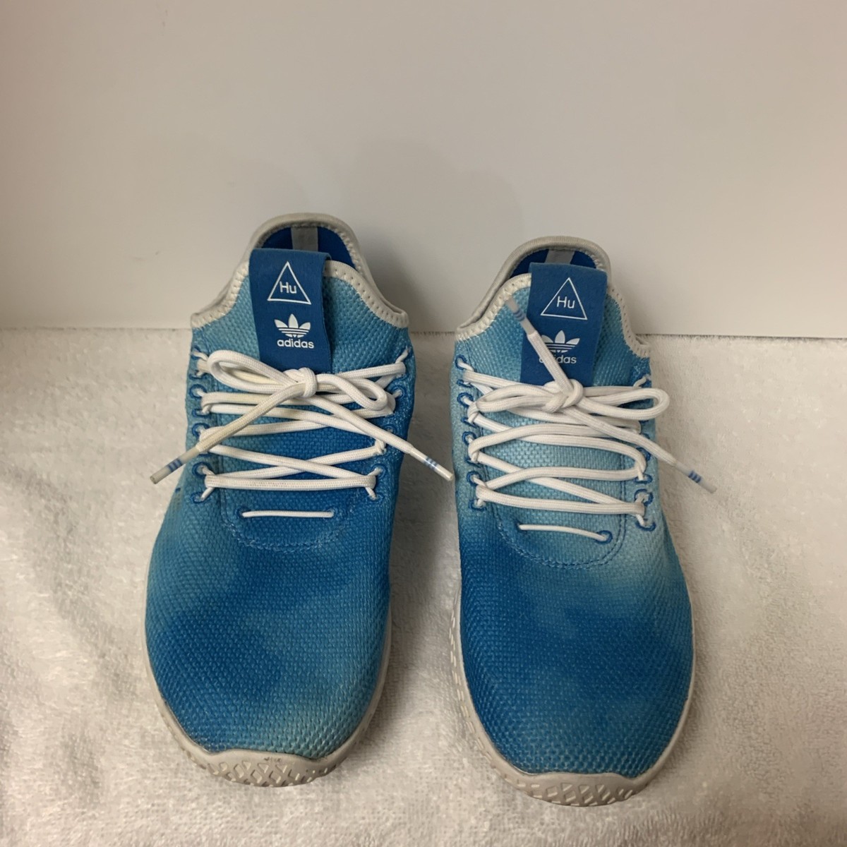Size Pharrell x Adidas Tennis Hu Holi Bright Blue for sale