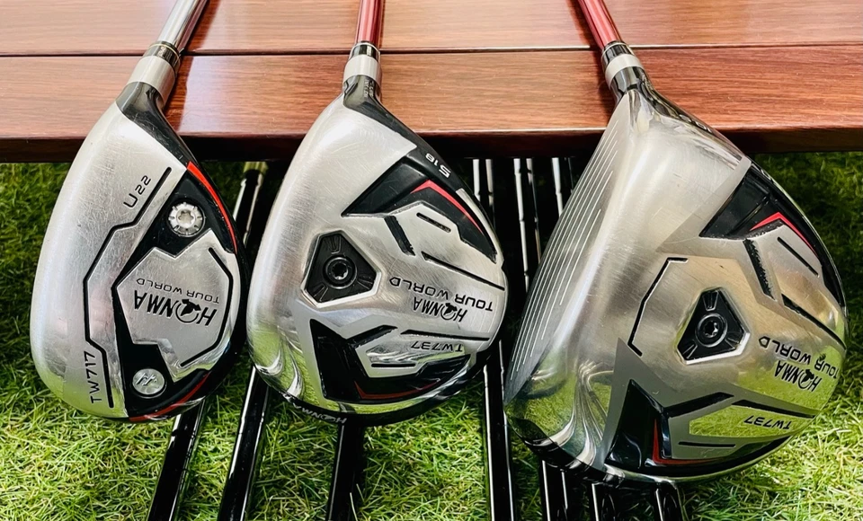HONMA TOUR WORLD Fullset TW737 1w 5w U22 TW717 Forged 5-10 Iron 10Pcs S/R Flex - Image 2 of 4