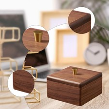 Keepsake Box Wooden Jewelry Box Ornament with Lid Organizer Rustic Wood Memory