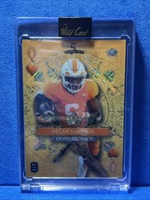 2024 Wild Card 5 Card Draw - Dylan Sampson - Yellow Crosshatch Shimmer 1/1