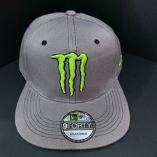 Monster Energy Outdoor Casual Gray Flat-Brim ...