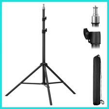 Light Stand for Photography, 6.5ft/2M Portable Extendable Photo Video Tripod ...