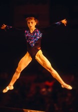 Kerri Strug USA competes on the balance beam during the San Jose G- Old Photo 2